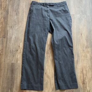 G.H. Bass & Co Womens Size 14 Charcoal Gray Stretch Straight Leg Dress Pants